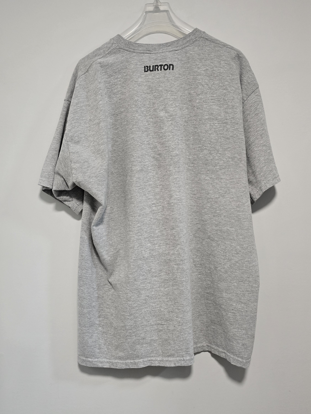 Burton Men’s Gray Logo T-Shirt Y2k Vibtage Burton - Picture 4 of 6